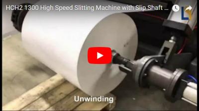 HCH2-1300 Sticker Paper High Speed Slitting Machine with Slip Shaft
