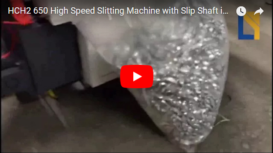 HCH2-650 Paper High Speed Slitting Machine with Slip Shaft
