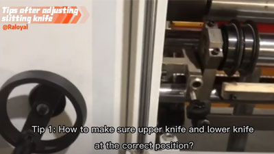 Some tips of high speed slitting machine after adjusting slitting knife