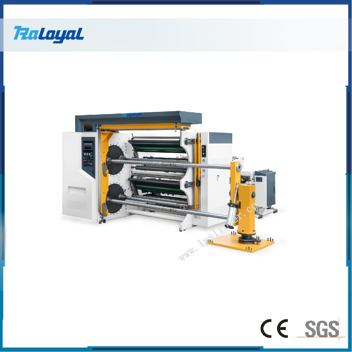 HCT4-1300/1600 Four-Axis Non Stop Turret Slitting Rewinding Machine
