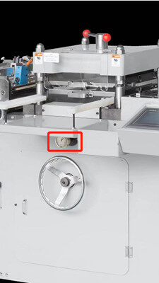 How to adjust the flat bed die cutting pressure?