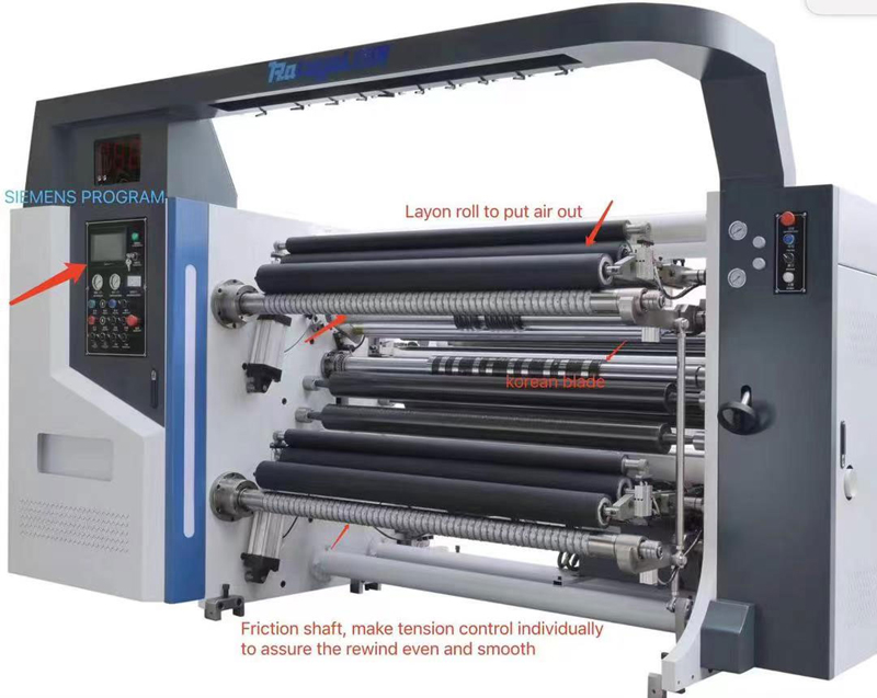 HCH3 1600a High Speed Slitting Machine with Friction Shaft Supplier