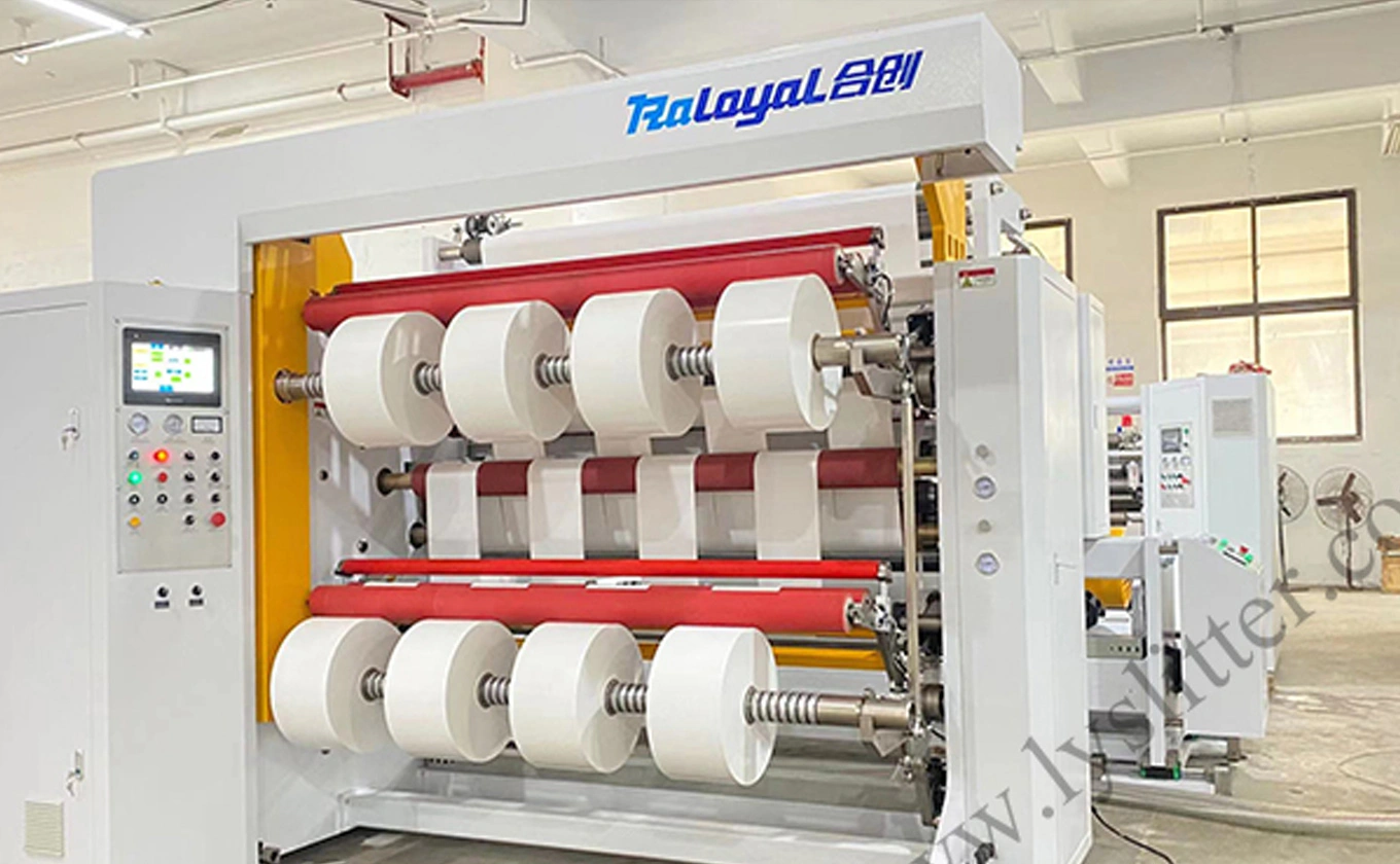 Application of HCH3-1700 High Speed Slitting Machine with Shaftless Unwinding