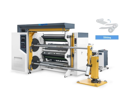 HCS4-1300/1600 Four-Axis Non-stop Turret Slitting Rewinding Machine