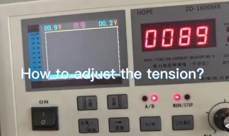 How to adjust the tension of thermal paper slitting machine?